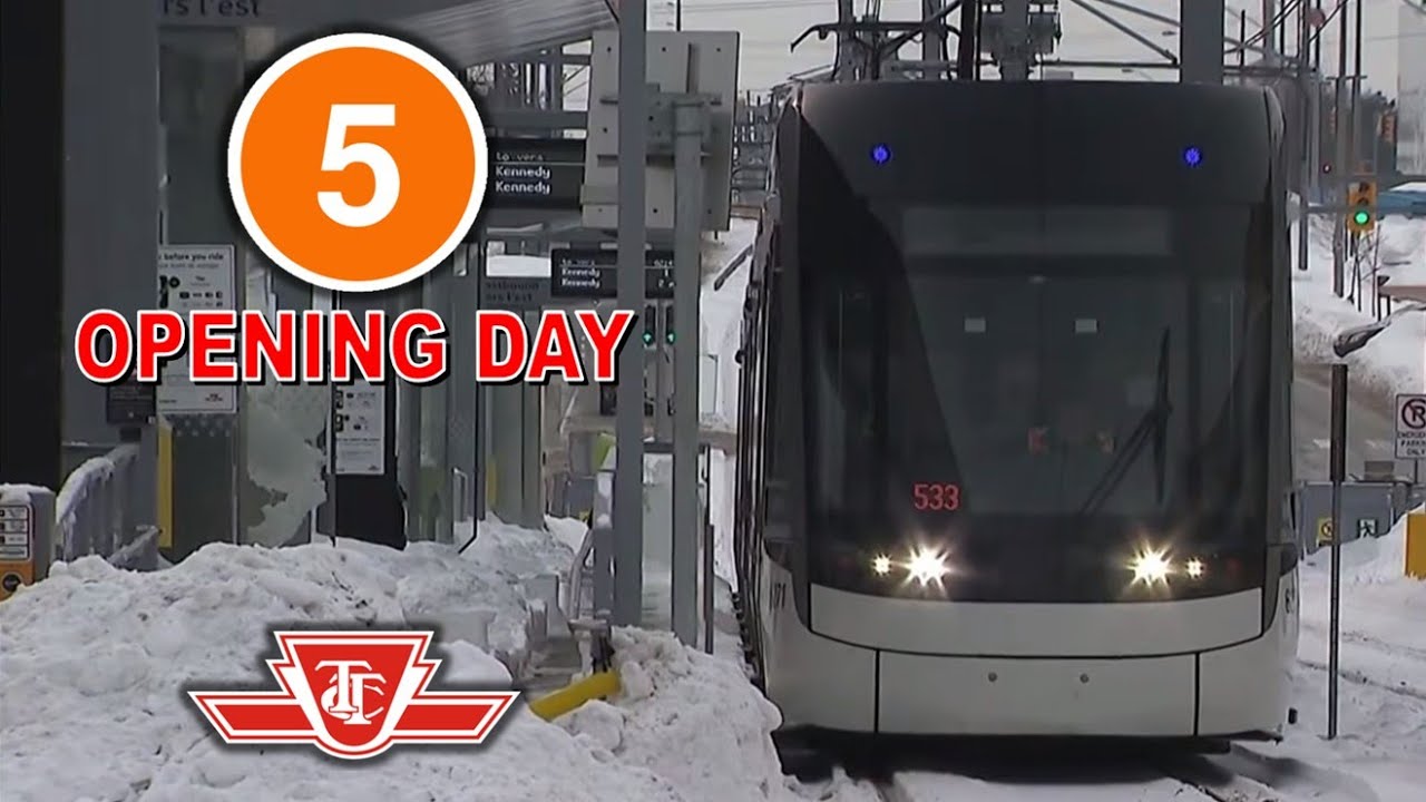 TTC Line 5 LRT Opening Part 2 (First Train Ride): Transmania LIVE