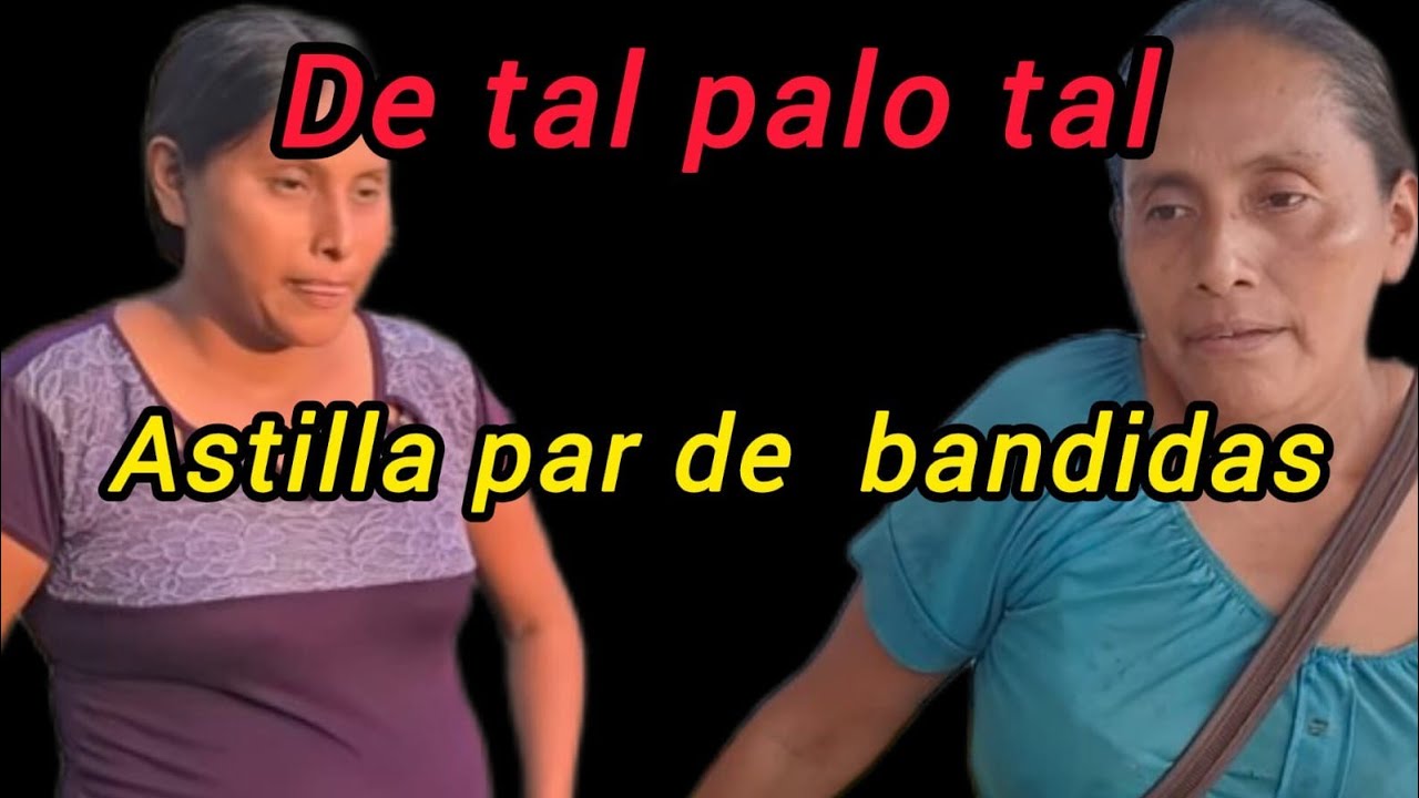De tal palo tal astilla par de bandidas @quechilero@lucilaylossinar#chapines