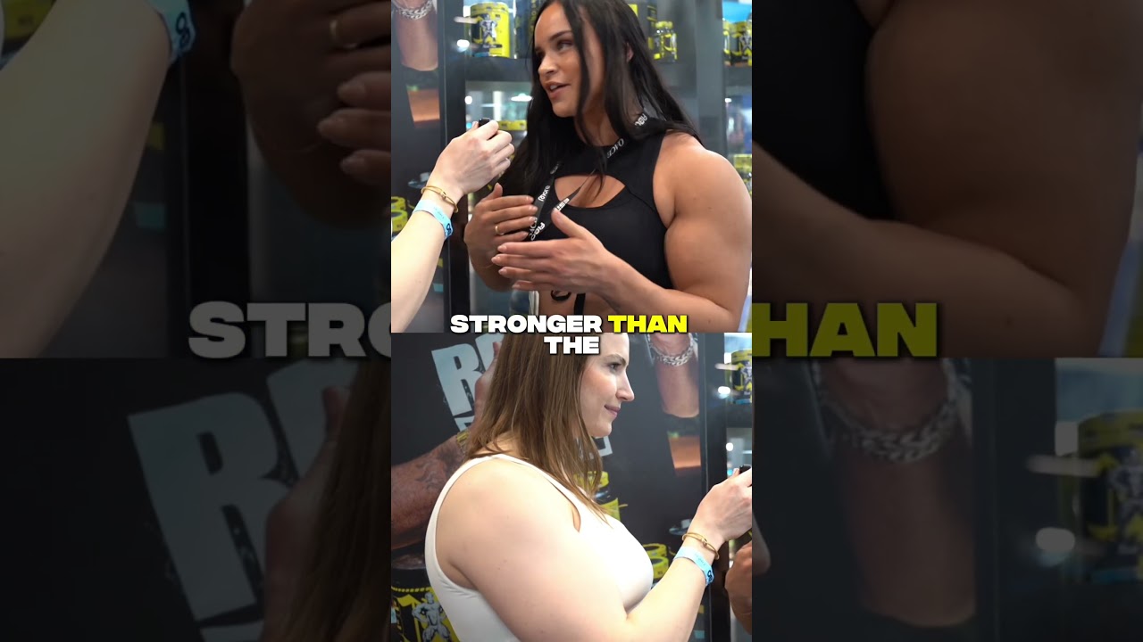 Swedisch Muscle Mommy Melinda Lindmark is stronger than the guys! #fibo2025@melindalindmark