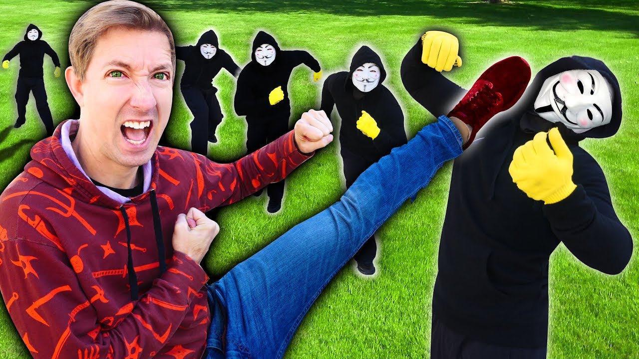 CWC kontra HACKERZY w prawdziwym życiu NINJA BATTLE Royale (Projekt Zorgo ściga nas, a my bronimy...