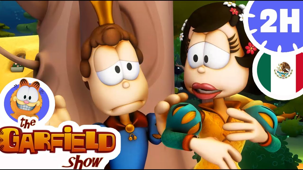 👩‍❤️‍👨 ¡Garfield nos está leyendo una historia de amor! 💘 Compilación de episodios graciosos