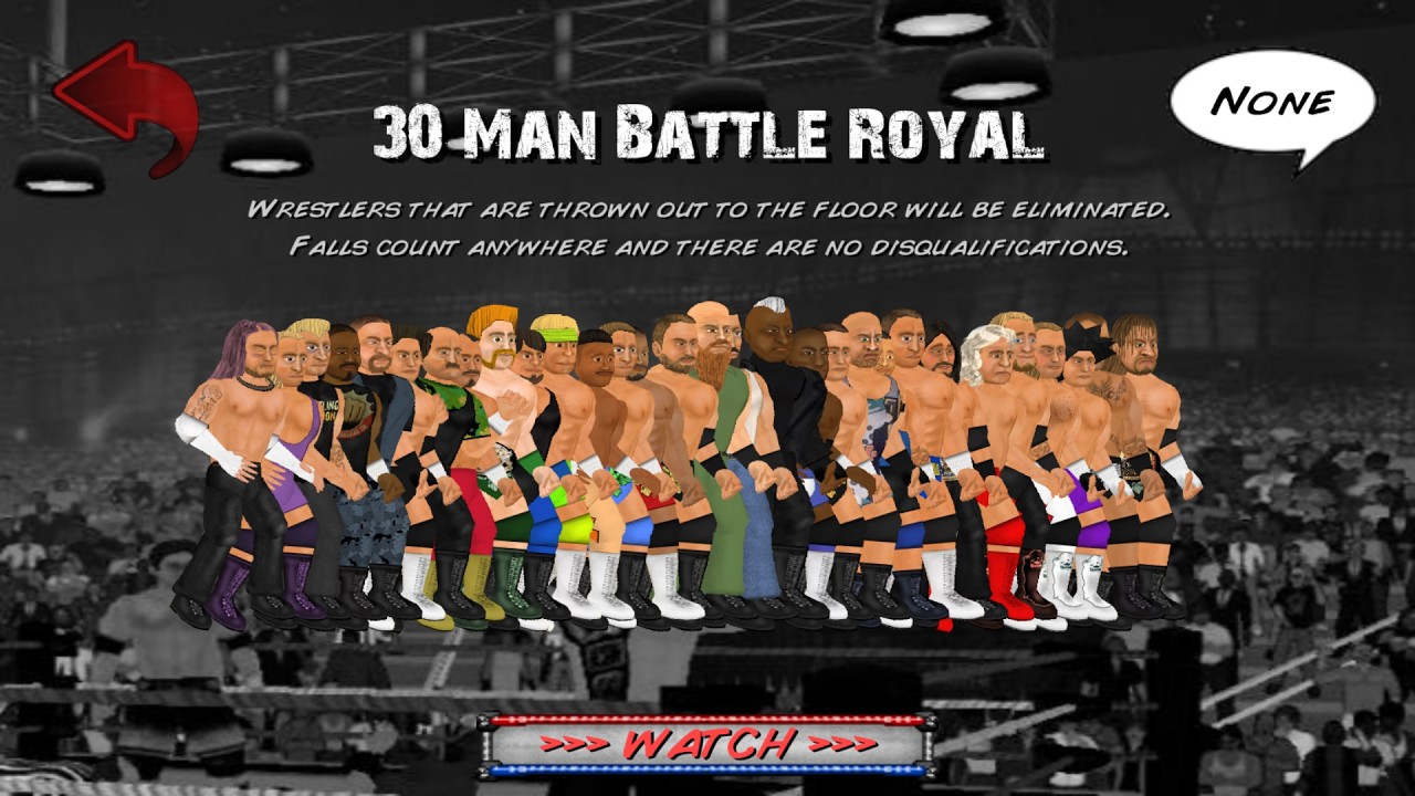 MDickie's Wrestling Revolution - 30-Man Battle Royal