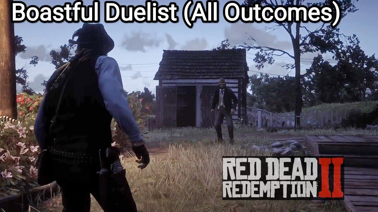 The Greatest Shooter In The West Vs Arthur Morgan (All Outcomes Duel In Rhodes) - RDR2