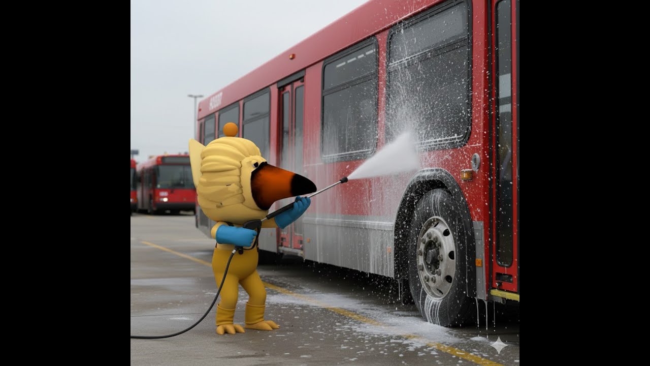 играем в PowerWash simuator | и отываем автобус бикини ботома
