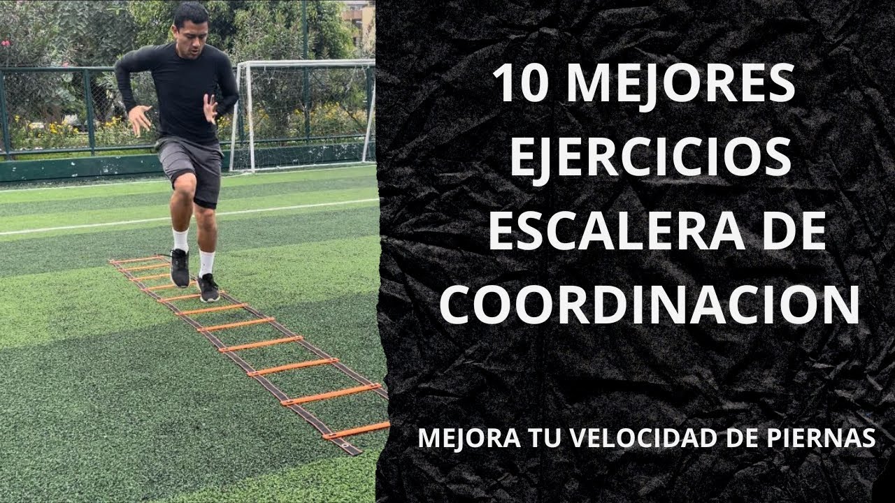 10 MEJORES ejercicios escalera de coordinacion! AGILIDAD X 100