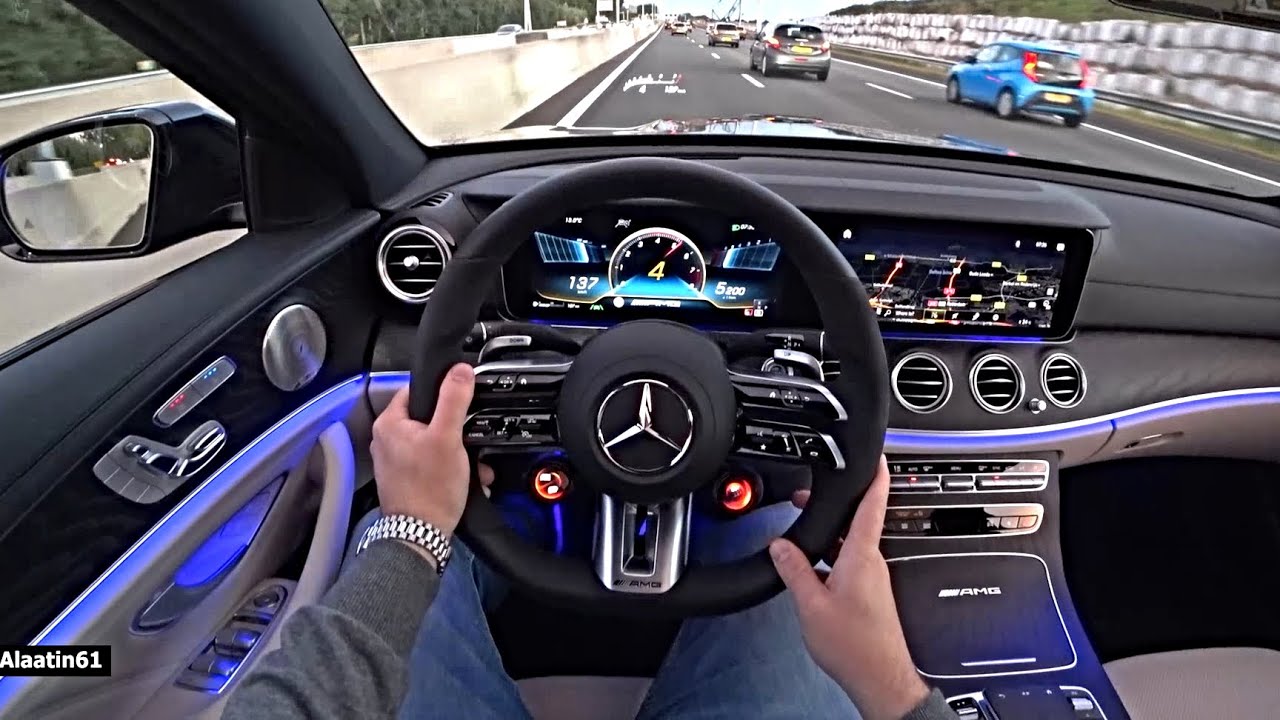 THE MERCEDES AMG E63 S 2024 TEST DRIVE BY ALAATIN61
