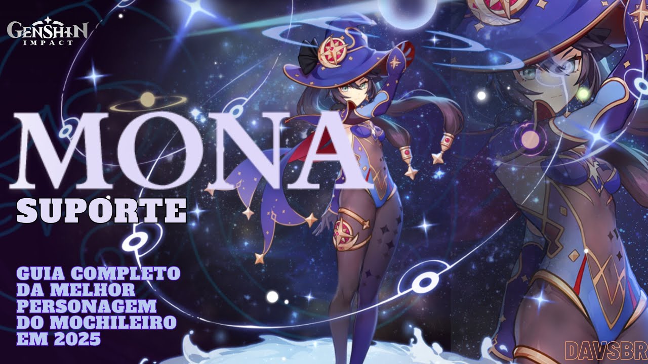 ⭐ Guia atualizado da Mona Suporte – A melhor personagem do mochileiro ⭐🌌🪐 #genshinimpact #mona #guia