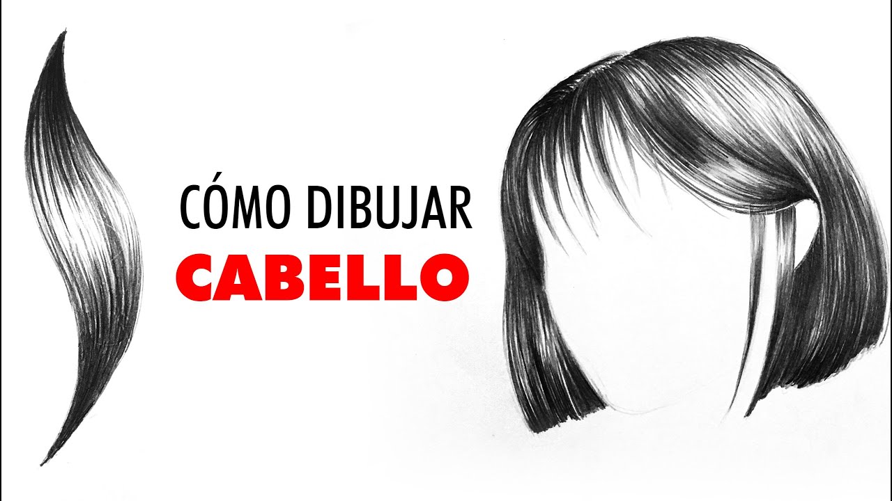Cómo dibujar cabello / How to draw hair