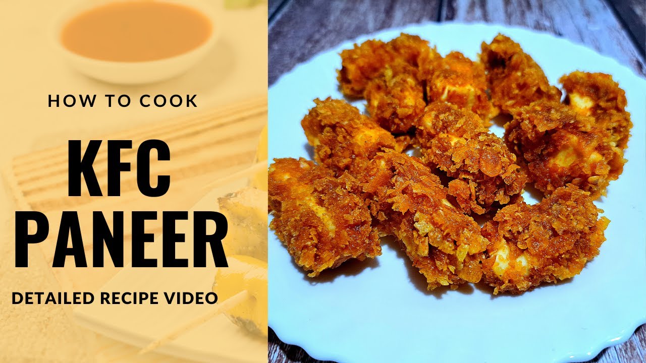 KFC Paneer Recipe  | Crispy Paneer Popcorn with Secret Seasoning Recipe| Quick Starter Recipe