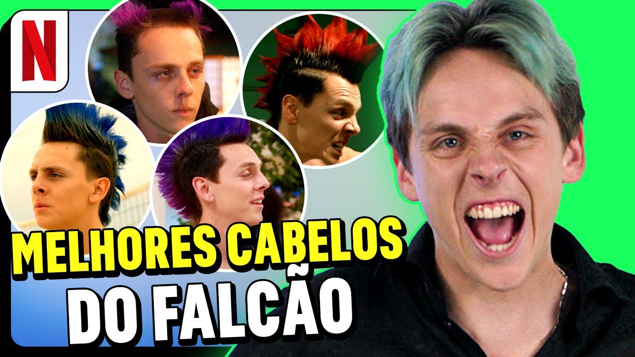 A evolução do moicano do Falcão com Jacob Bertrand | Cobra Kai | Netflix Brasil