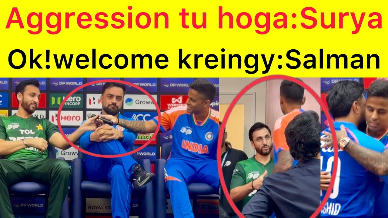 India Pak Match 🛑 Aggression tu hoga Surya | Jis ne krna ha kre hum welcome kreingy | Salman Reply 