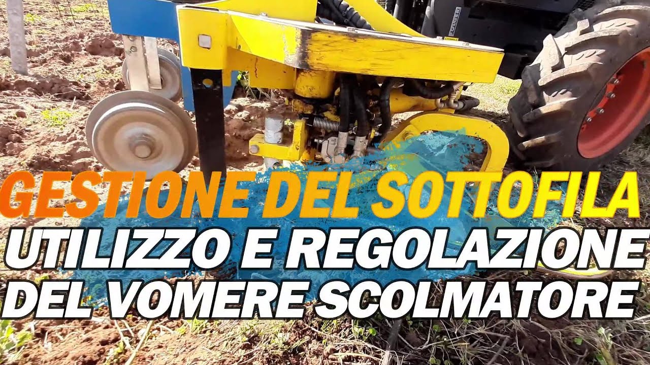 GESTIONE DEL SOTTOFILA IN VIGNETO: Utilizzo e regolazione in un nuovo impianto.