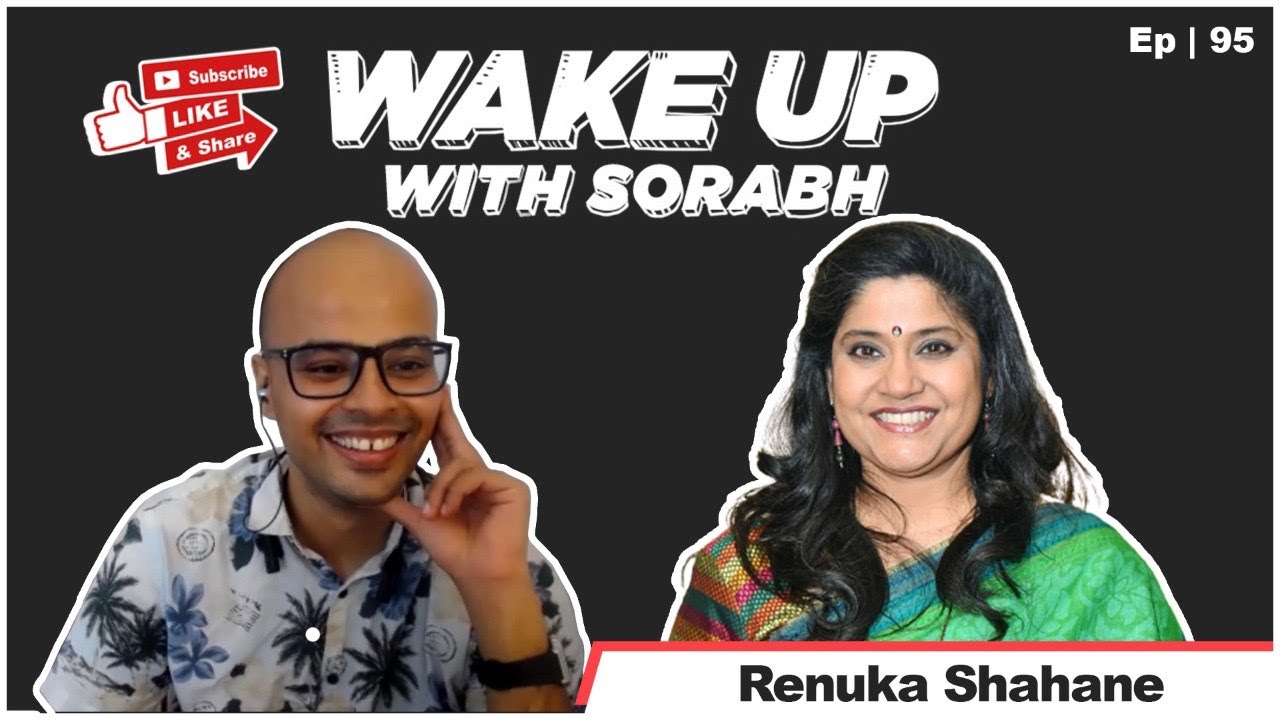 Renuka Shahane Does Not Fall Down Stairs? | Wake Up With Sorabh