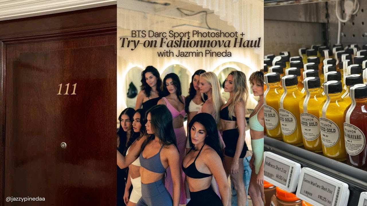 FashionNova Haul +BTS Darcsport Photoshoot