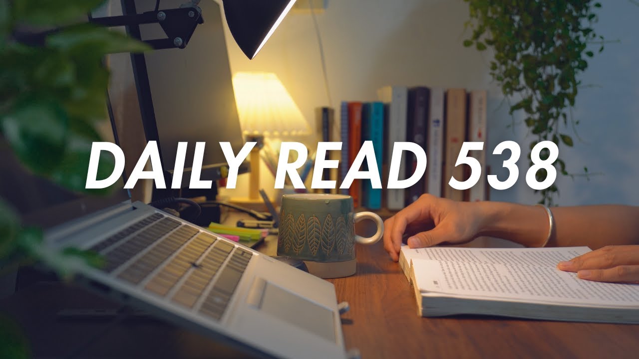 Read With Me 1 Hour Daily / 🌿 Day 538 / Late Night Music for Reading / Study With Me