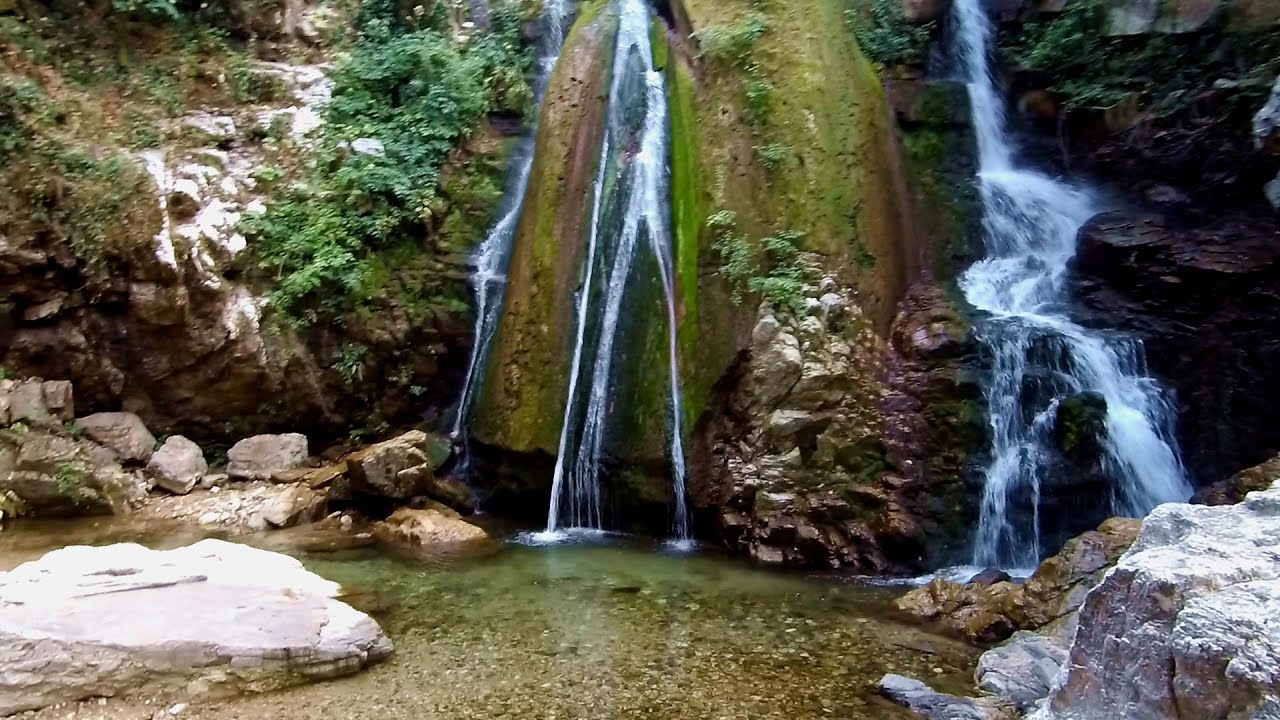Forest Path to Waterfalls - Agia Varvara Greece