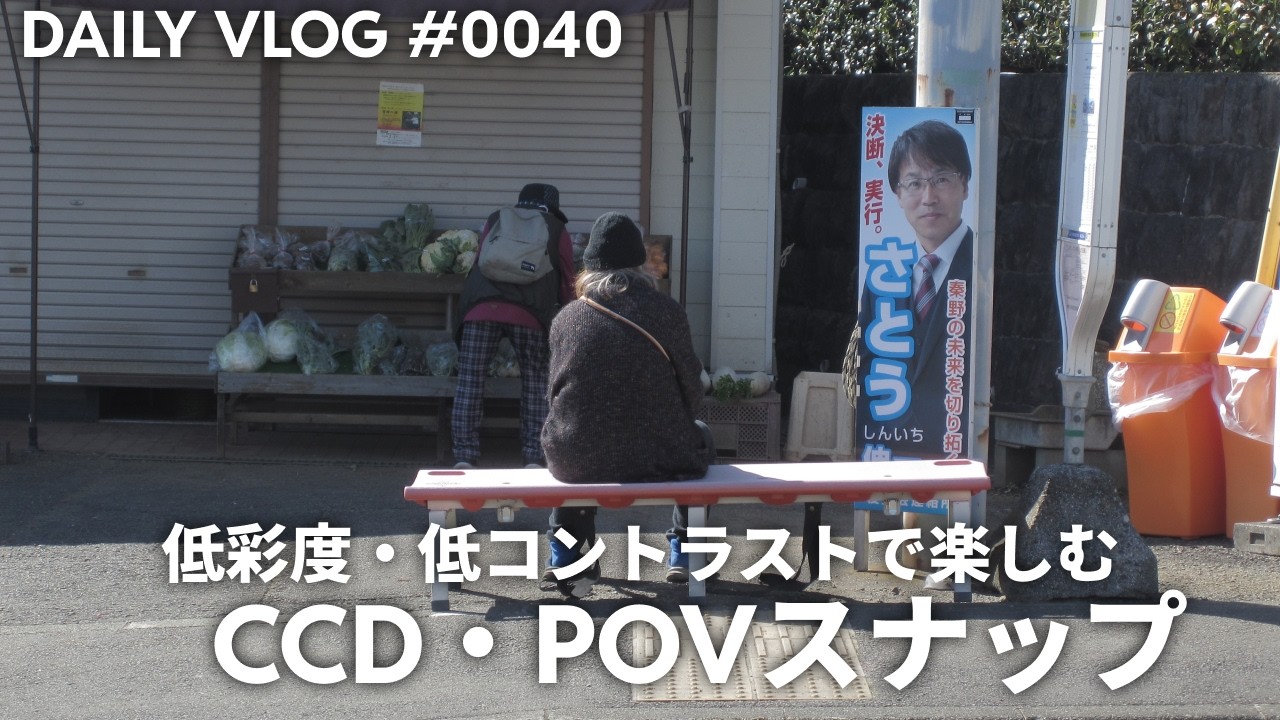 低コントラストで楽しむ。IXY 210 ISの描写【毎日VLOG 0040】