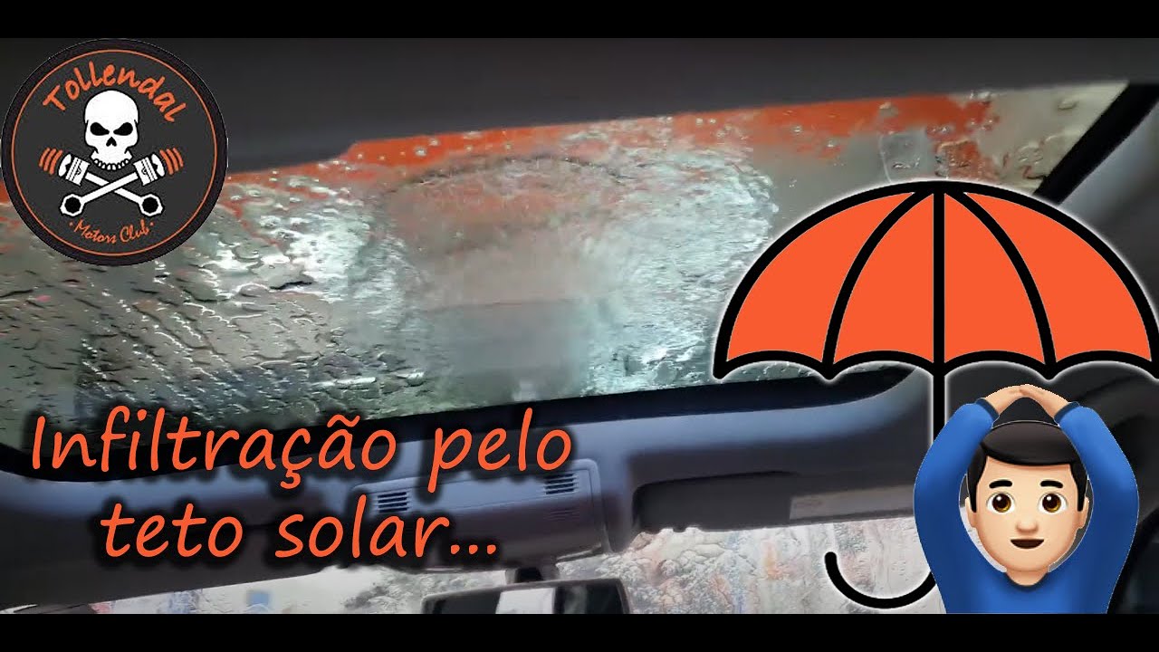 🌧️💦☔ Infiltração de água pelo teto solar, o que pode ser ?(Desmontagem do forro de teto do Golf MK7)
