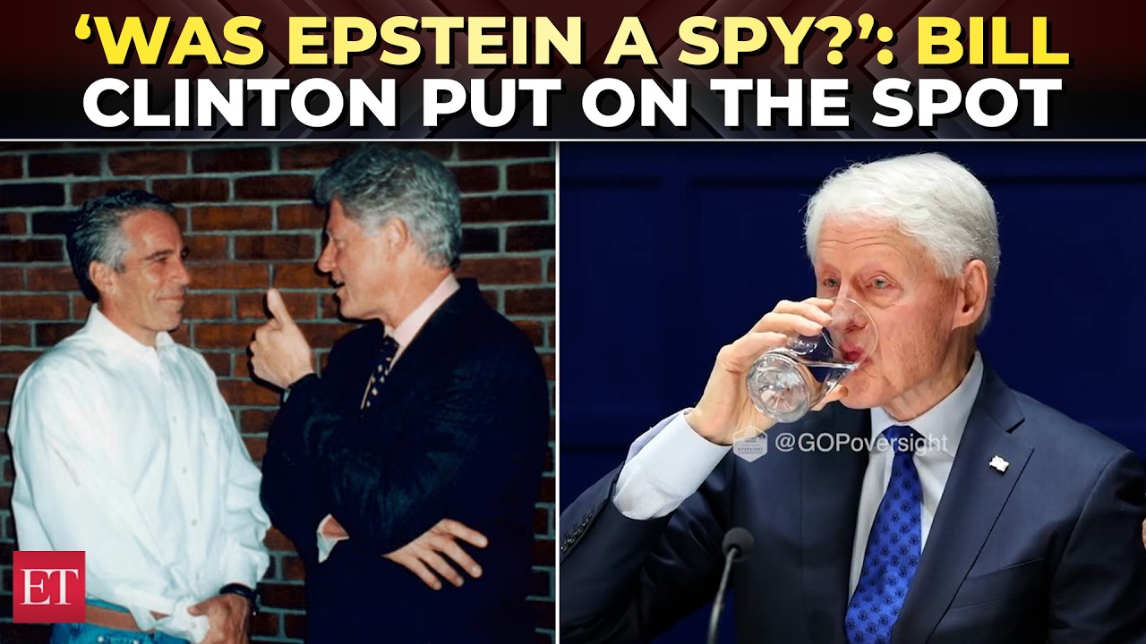 ‘Did you suspect Epstein or Maxwell to be spying for…?’: Bill Clinton asked point-blank| WATCH