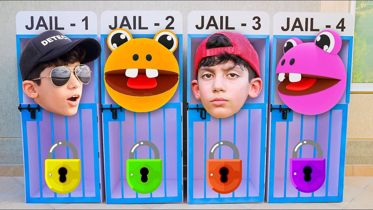 Pacman and Jason Four Colors Escape Room Challenge