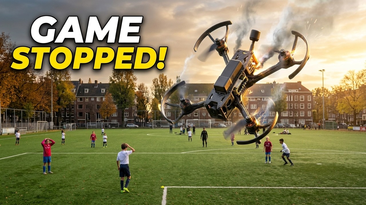 Drone Almost Crashes During Amsterdam Game! - AVV SWIFT vs CSW 8 Nov 2025