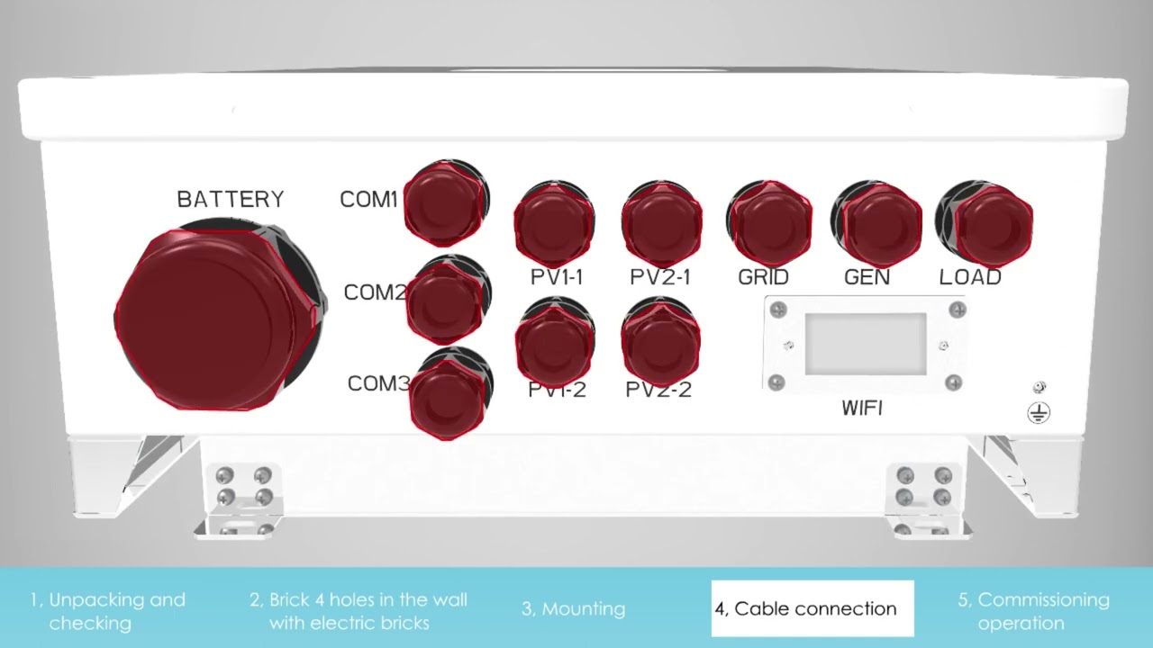 Deye 8KW Single Phase Hybrid Inverter Installation Video