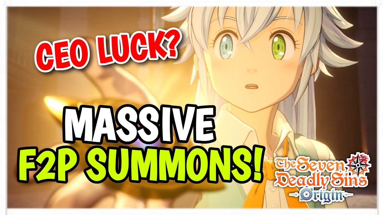 MASSIVE SEVEN DEADLY SINS: ORIGIN FREE TO PLAY SUMMONS! DID WE GET LUCKY?