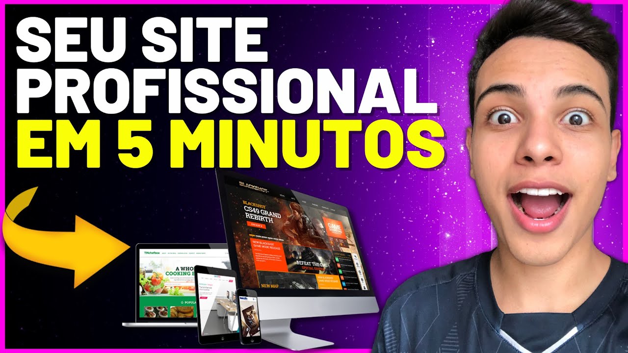 COMO CRIAR UM SITE PROFISSIONAL R&Aacute;PIDO E F&Aacute;CIL (Sem programa&ccedil;&atilde;o) - Tutorial Completo