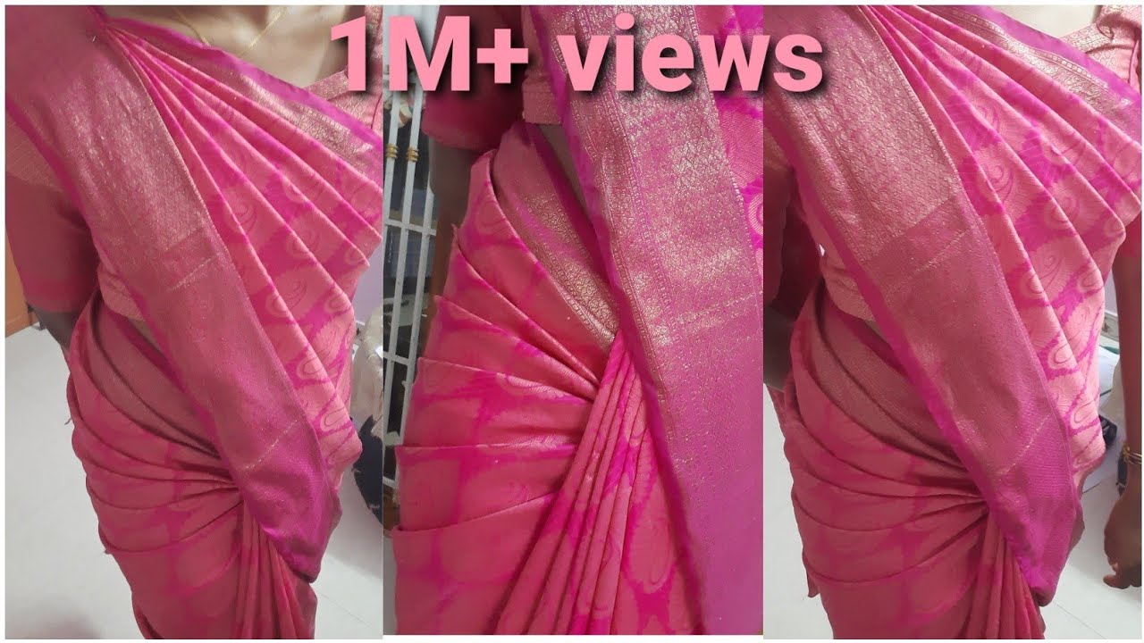 Quick and Perfect saree draping tricks&tips|No ironing No Prepleating spot sareedraping in minutes.