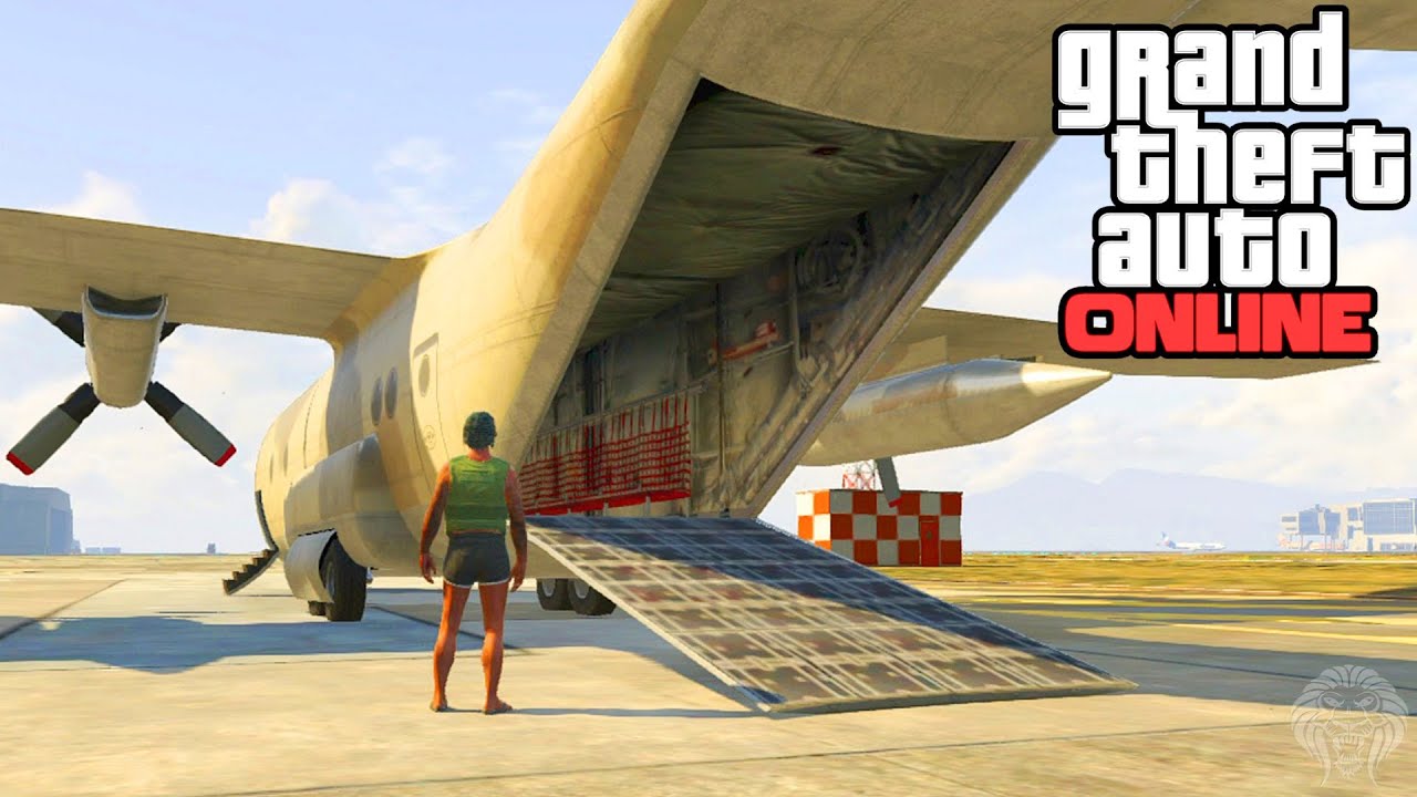 GTA 5 Online: Как открыть заднюю часть «Титана»! Секретный грузовой пандус для перевозки машин. О...