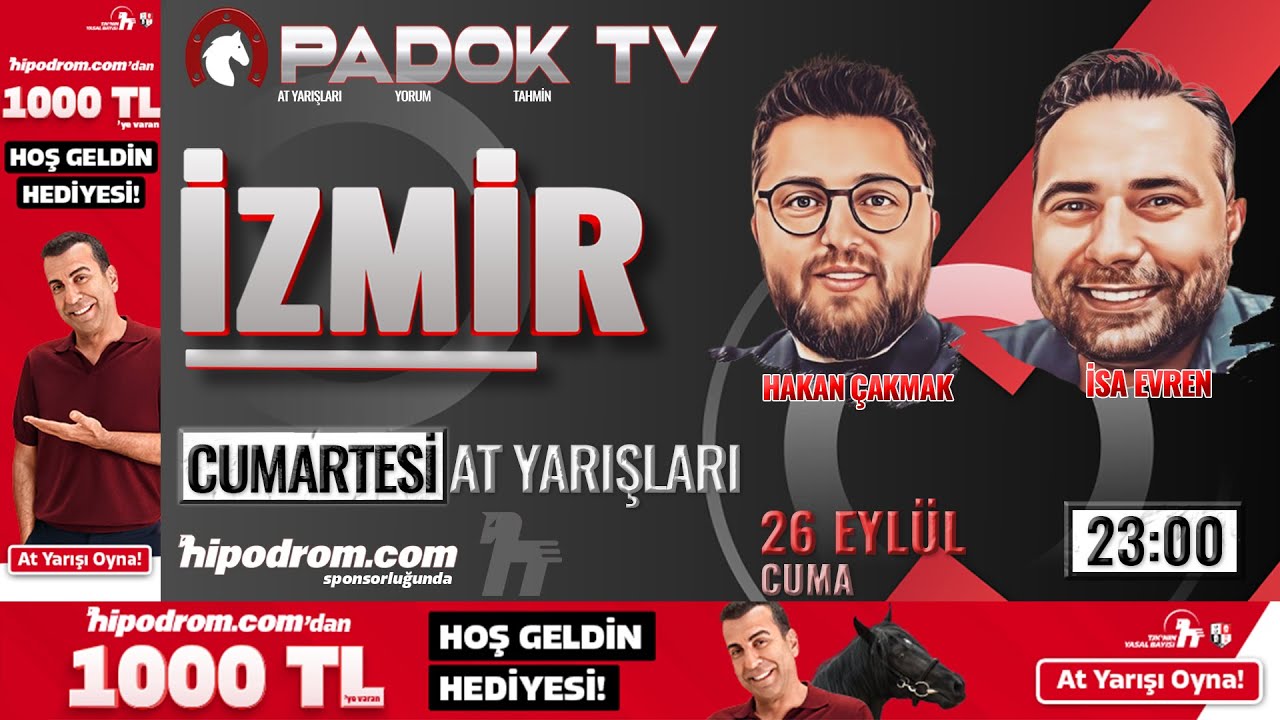 27 Eyl&uuml;l 2025 // İzmir At Yarışı Tahminleri // İsa Evren - Hakan &Ccedil;akmak