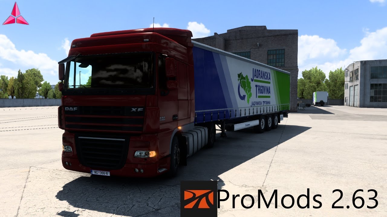 4K ‖ ProMods 2.63 ‖ Croatia | Zagreb |Slavonski Brod ‖ DAF XF