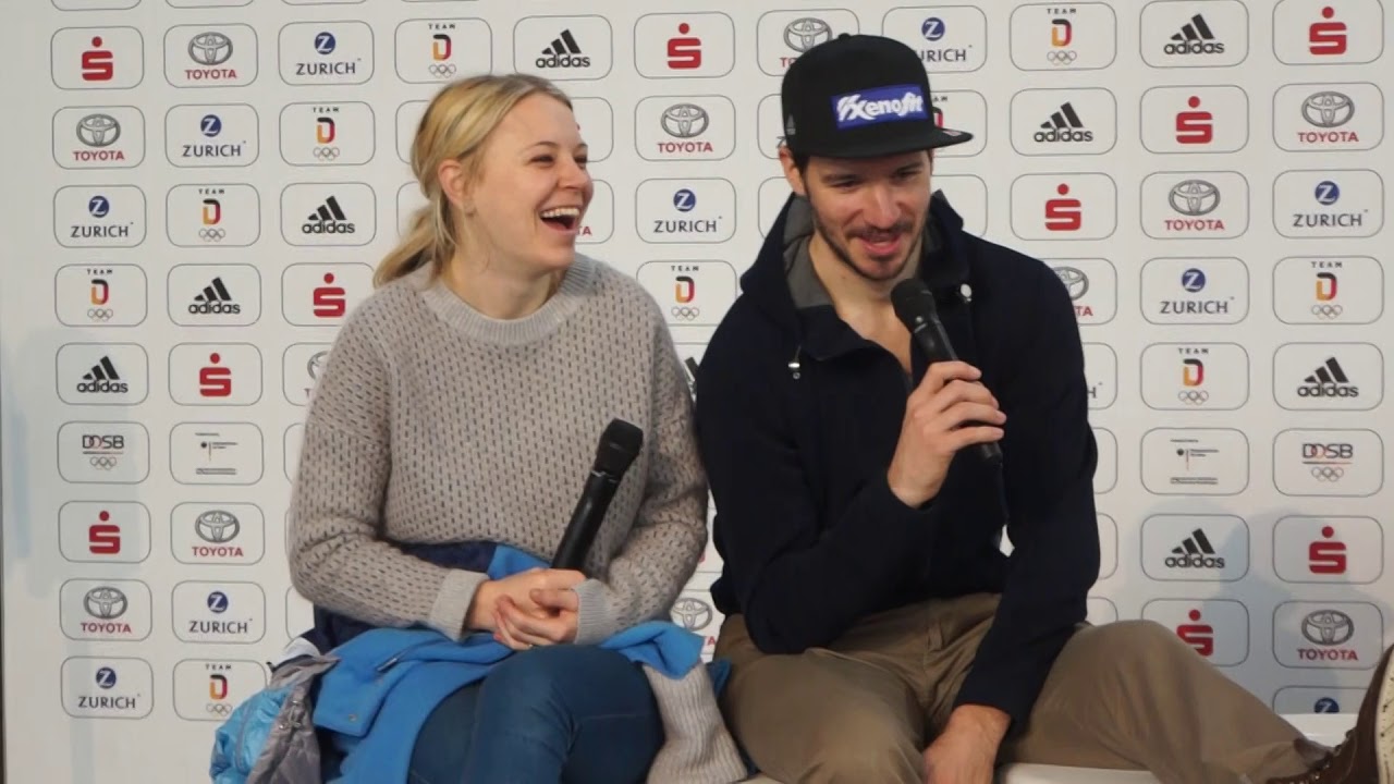 Miriam und Felix Neureuther - Kinder fragen, Teil 1 @ Einkleidung Team Deutschland für Olympia