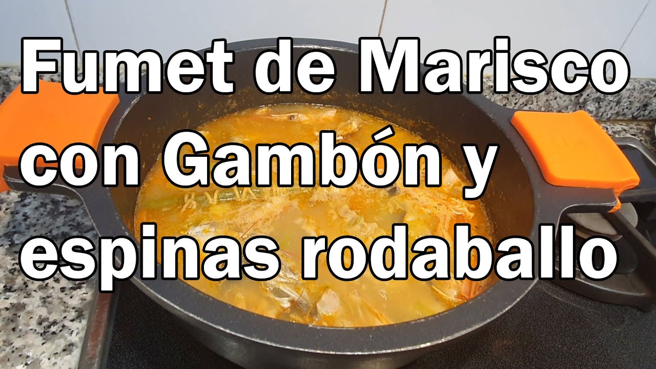 Fumet de marisco y pescado para arroces y paellas (sencillo)  | VIPChef Courses