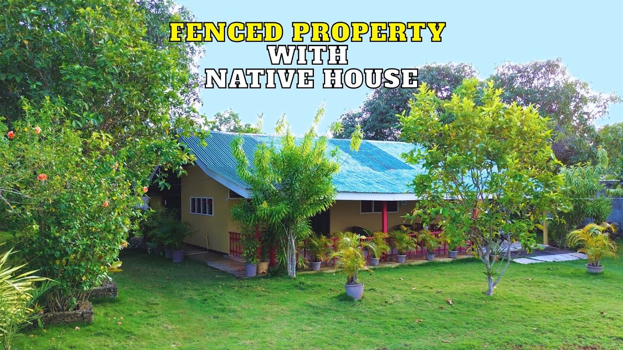 Tropical Living in Camotes Island – Fenced Property with Native House for Sale