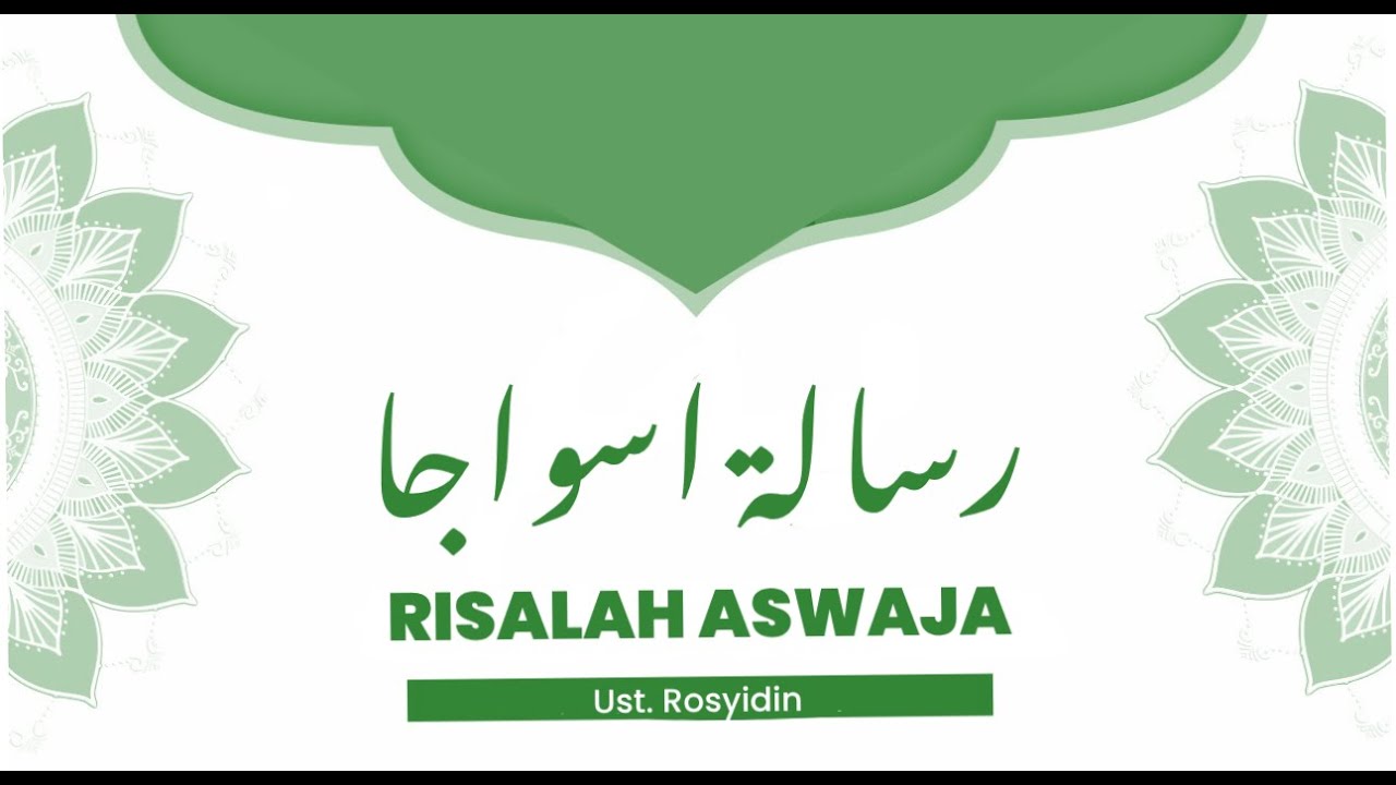 KAJIAN KITAB RISALAH AHLUSUNNAH WAL JAMAAH Bersama Ust. Dr. Rosyidin (28/01/2026)