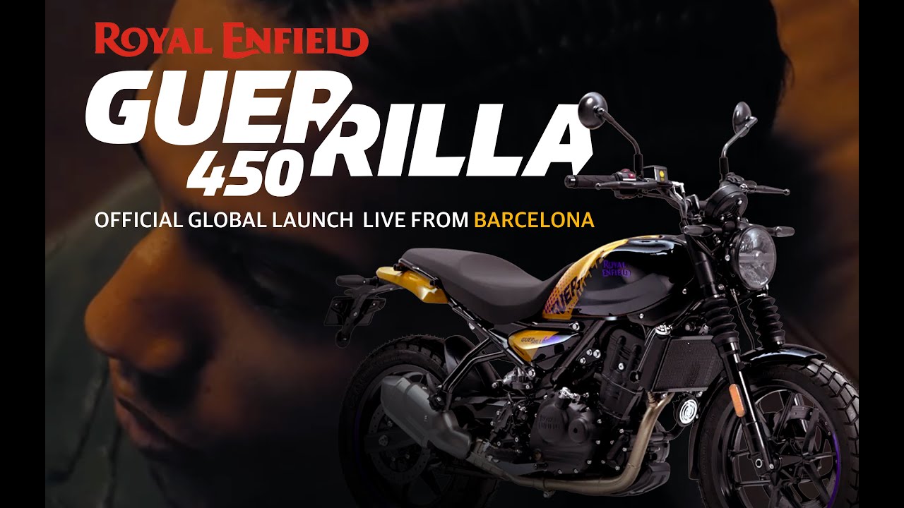 Royal Enfield Guerrilla 450 | Official Global Launch LIVE from Barcelona