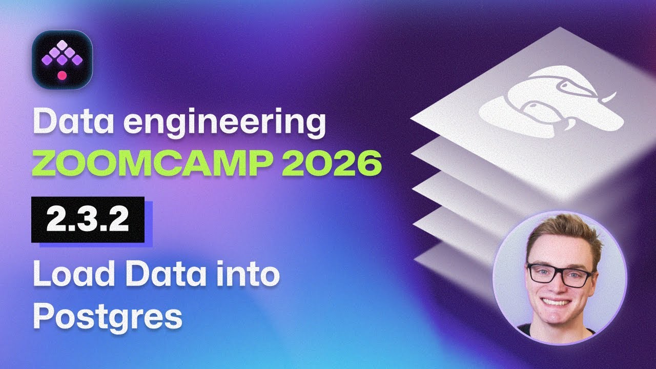 Загрузка данных в PostgreSQL с помощью ETL: Data Engineering Zoomcamp - 2.3.2