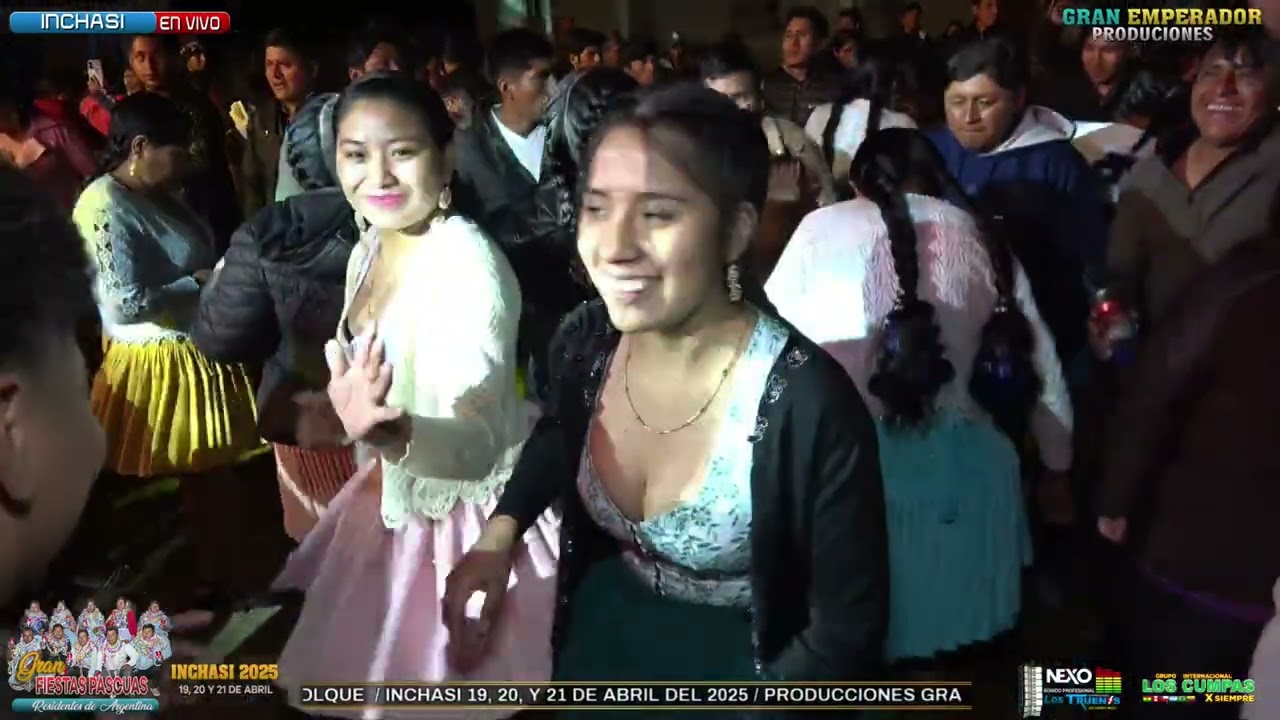 Grupo Internacional Los Cumpas X 100MPRE Vivo Inchasi 2025 / LUNESFiestas Pascuas