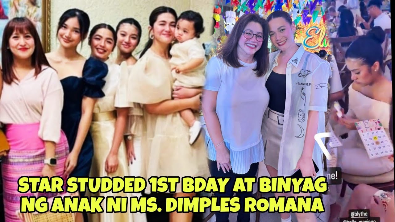 STAR STUDDED 1ST BIRTHDAY AT BINYAG NG ANAK NI DIMPLES ROMANA, BELLE, ANDREA, MISS REGINE DUMALO