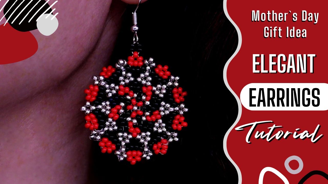 NEW! Elegant Seed Beads Earrings - MOTHER`S DAY Gift Idea