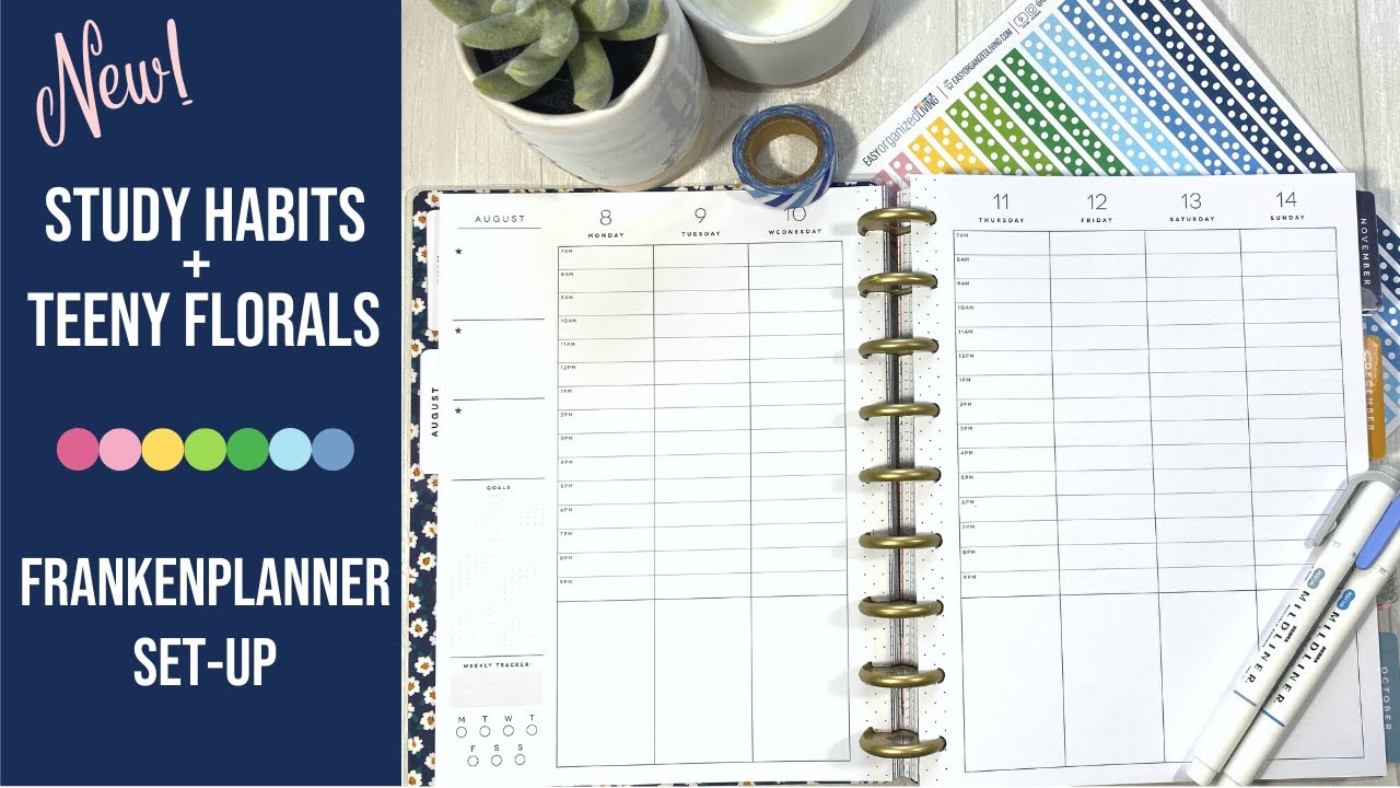 Could This Be The Answer To Planner Peace?! | Happy Planner Study Habits Layout | Frankenplan Setup