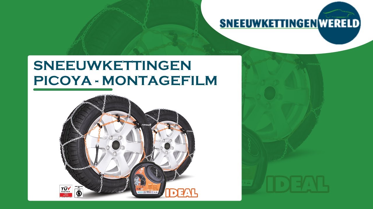 Sneeuwkettingen Picoya montagefilm