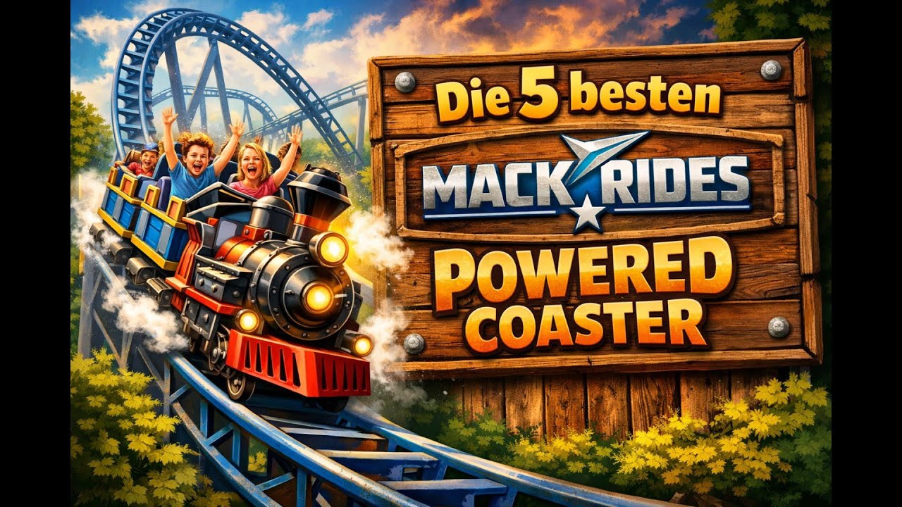 TOP 5 Mack Rides POWERED Coaster (RANKING)