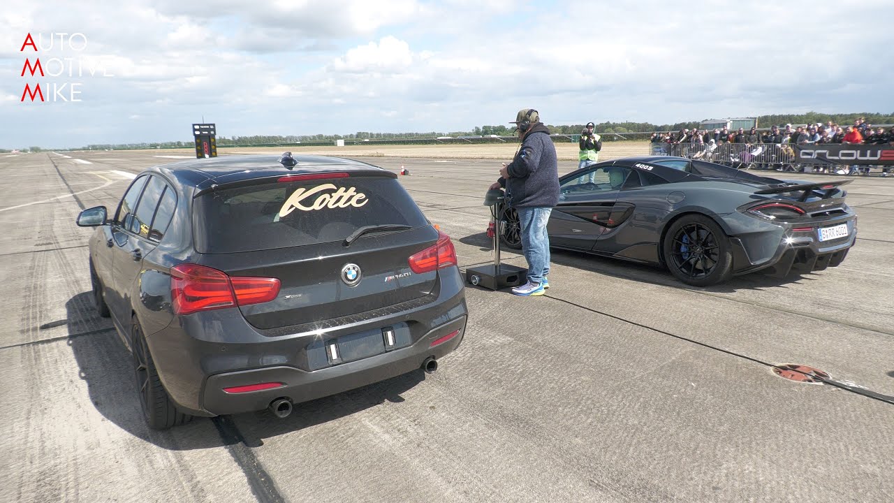 750HP BMW M140i Kotte Performance vs McLaren 600LT