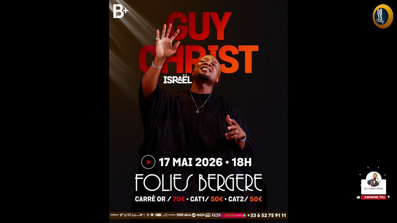 SERVITEUR GUY CHRIST ISRAËL / AVEC DIEU NOUS FERONS DES EXPLOITS / 08H15 DU  09-03-2026