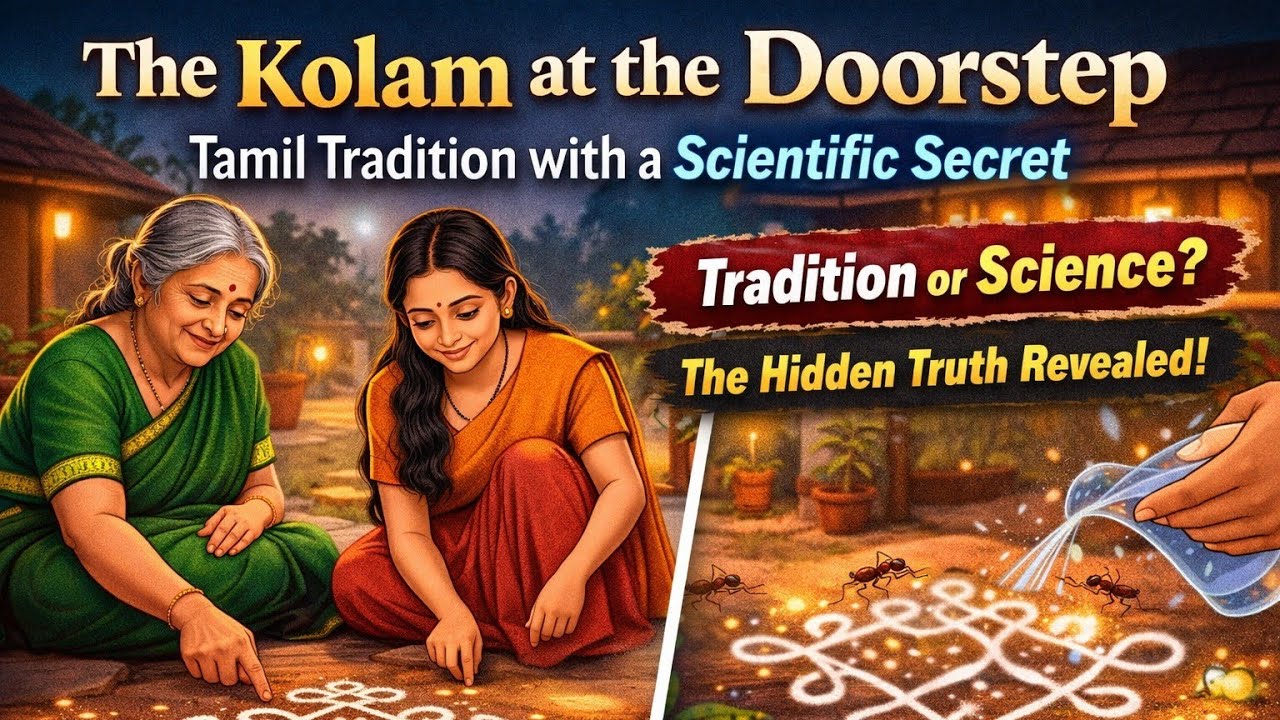 The Kolam at the Doorstep | Tamil Tradition with a Scientific Secret