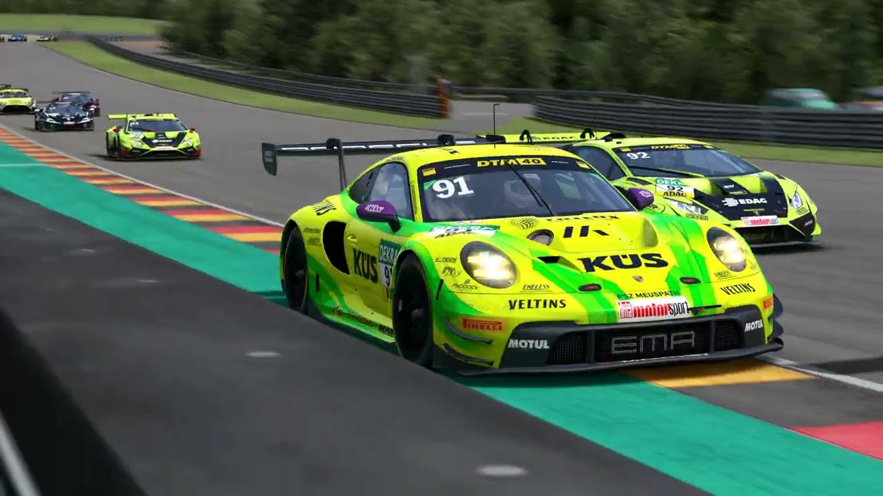 RaceRoom Racing Experience [HD] Sachsenring GP Porsche 911 GT3 R (992) DTM replay