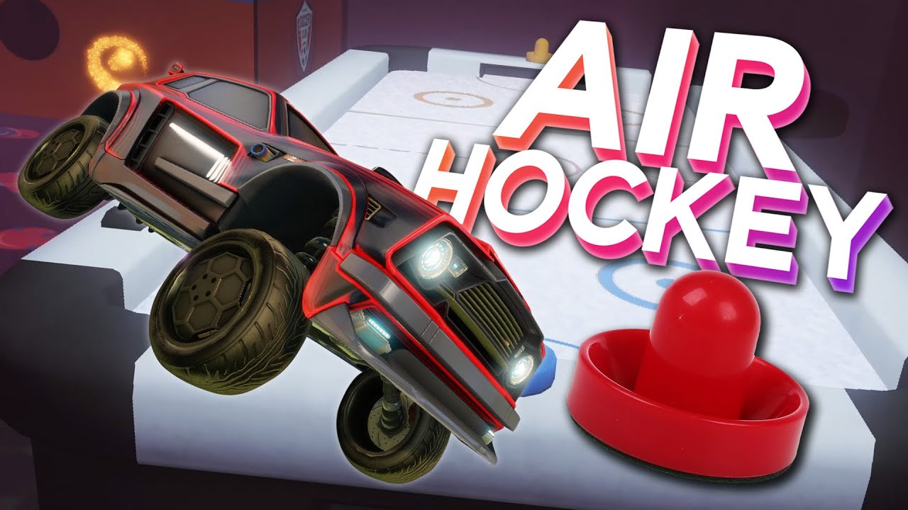Competitive AIR HOCKEY in Rocket League! | Going for a Clutch Zero Second Goal and This Happened...