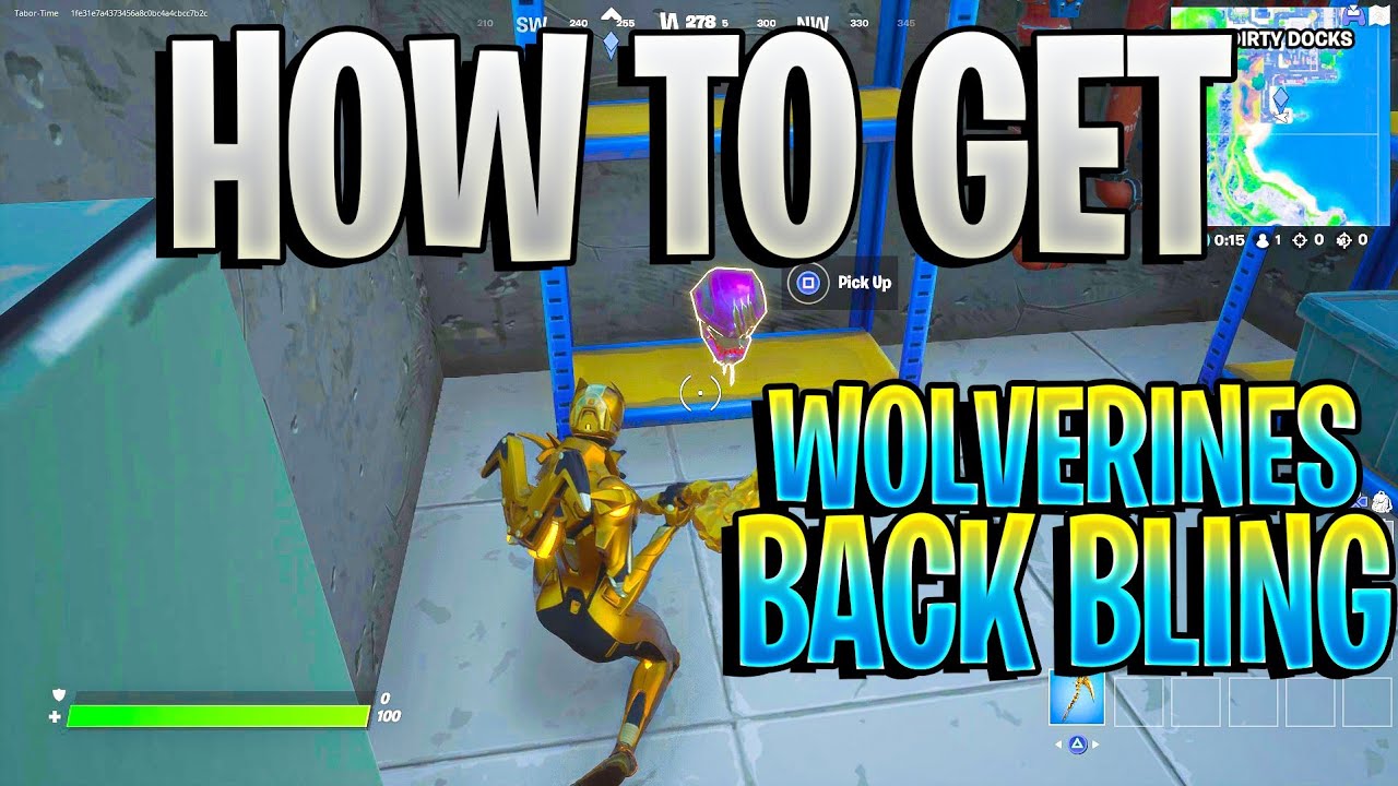 HOW TO GET WOLVERINE'S BACKBLING (Find Wolverine's Trophy In Dirty Docks)